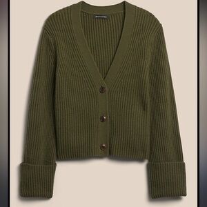 NWT Banana Republic Talia Merino Cashmere Cardigan